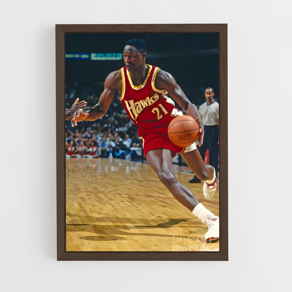 Poster Dribble Énergétique – affiche Basketball (vue 5)